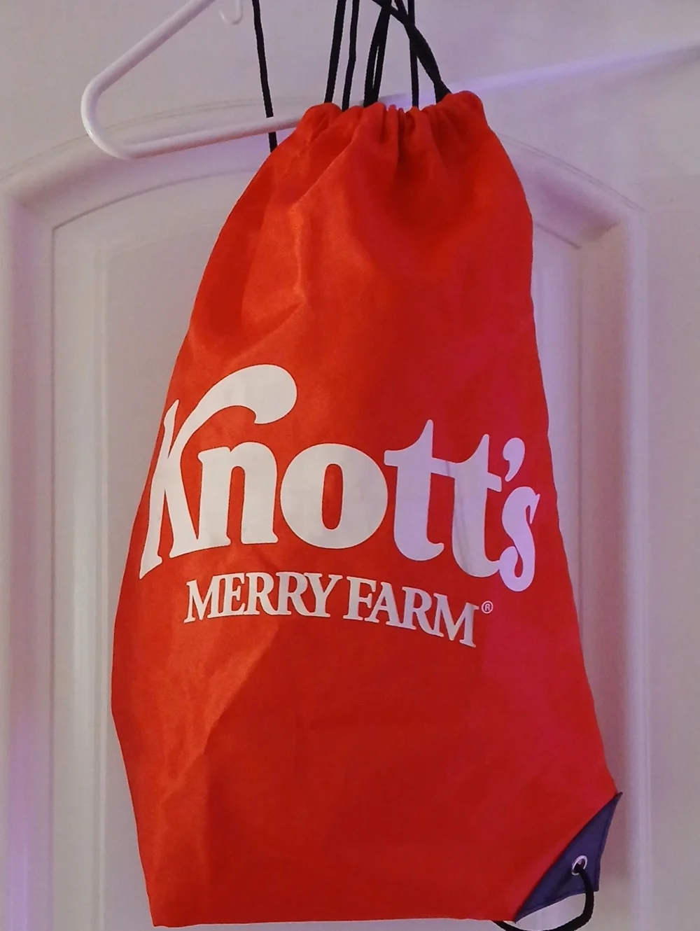 Red Drawstring Backpack